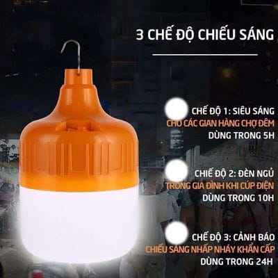 ĐÈN LED SẠC PIN TÍCH ĐIỆN 150w