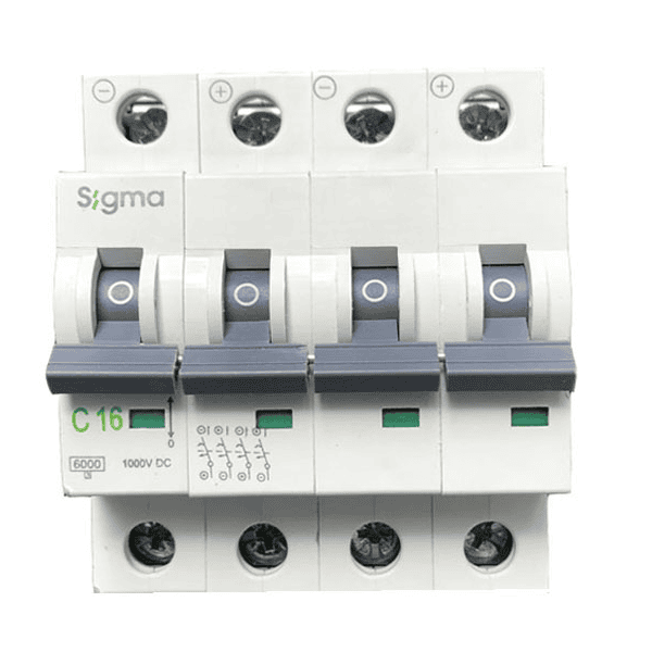 MCB DC 4P 1000V 16A – Sigma