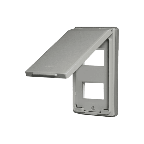 Wide Series – Mặt 2 thiết bị có nắp che mưa Panasonic