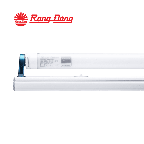 Bộ đèn led tube 10W (0.6 mét - thân thủy tinh) Rạng Đông