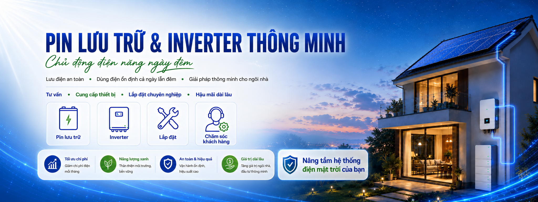 Thiết bị và thi công điện mặt trời